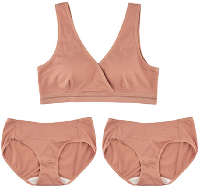 뉴니끄 모코랩 수유브라 + 임산부 팬티 2p 세트