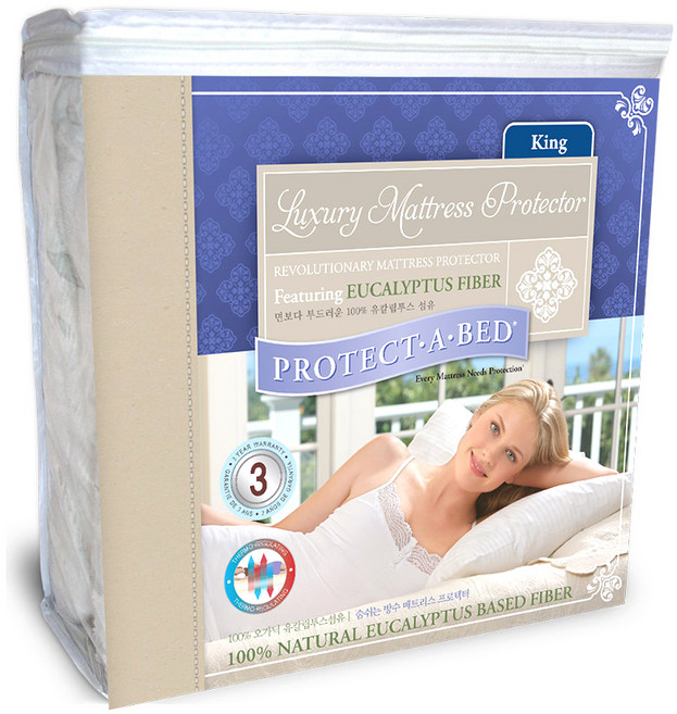 프로텍트어베드 럭셔리 텐셀 침대 매트리스 토퍼 방수커버 밴드형