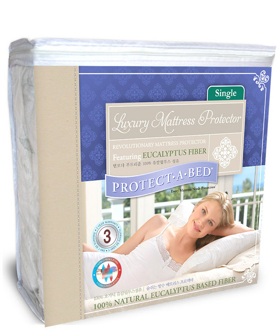 프로텍트어베드 럭셔리 텐셀 침대 매트리스 토퍼 방수커버 밴드형