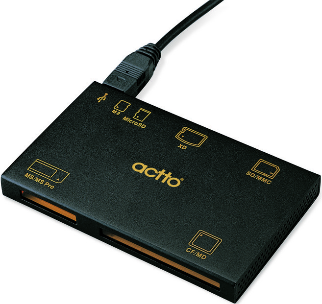 엑토 초콜릿 멀티 카드리더기, CRD-14, 혼합색상, 1세트