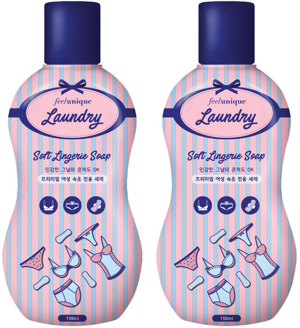 필루니크 런더리 소프트 란제리 솝 액상세제 본품, 150ml, 2개