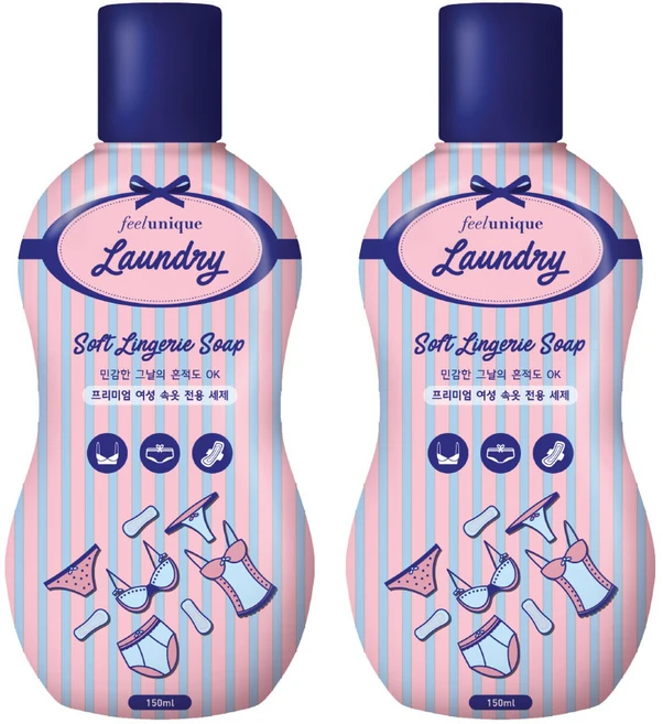 필루니크 런더리 소프트 란제리 솝 액상세제 본품, 150ml, 2개 - 쿠팡