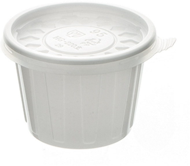 더담다 일회용 소스컵 223 대 95 x 65 mm 백색, 1개입, 300개