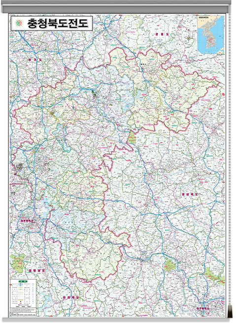 충청북도전도 롤스크린