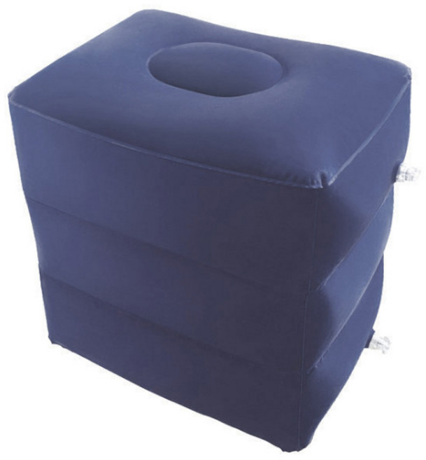 GUNU 차량용 2단3단 조절가능 에어발쿠션, 네이비, 1개