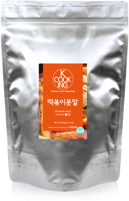 케이쿠킹 떡볶이 분말 순한맛, 500g, 1개