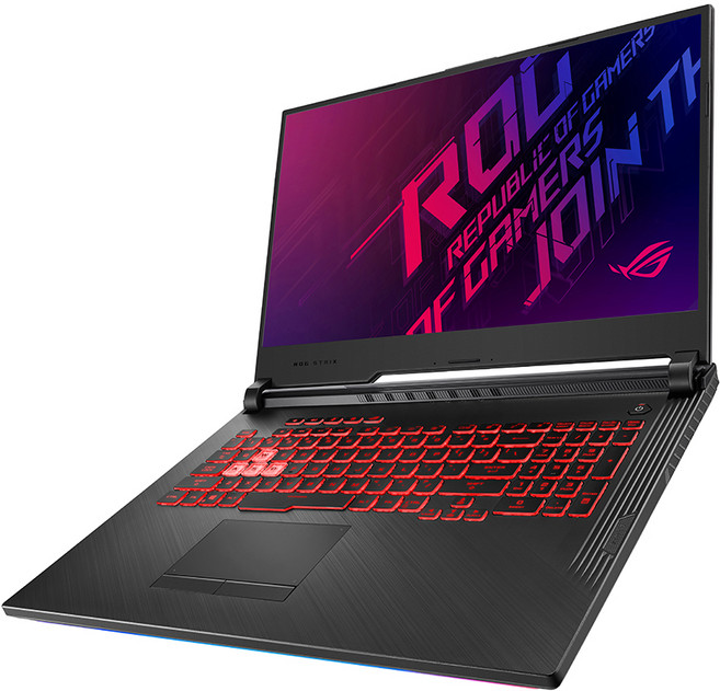 에이수스 ROG Strix G 블랙 노트북 G731GT-H7147 (i5-9300H 43.94cm GTX 1650), 윈도우 미포함, 512GB, 8GB, 코어i5, Free DOS