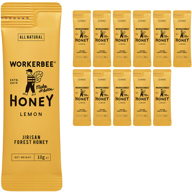 WORKERBEE 檸檬蜂蜜隨身包, 10g, 12入