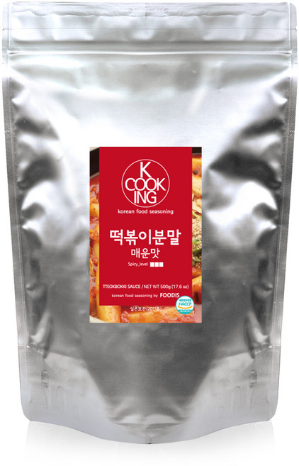 케이쿠킹 떡볶이소스 분말 매운맛, 500g, 1개