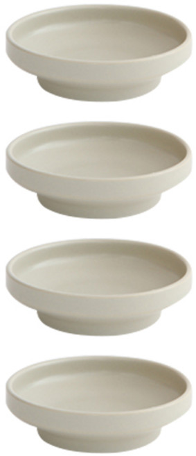 에라토 오트 찬기 125mm, 크림, 4개