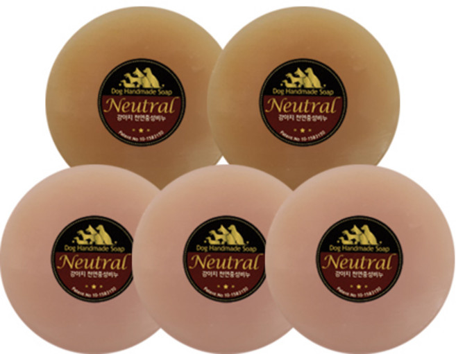 프로버블리 강아지 비누 비타민 3p + 한방미용 2p, 500g, 1세트