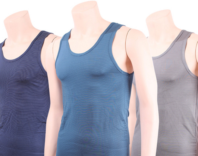 디에스도씨 남성용 자연인견 런닝 3종 세트