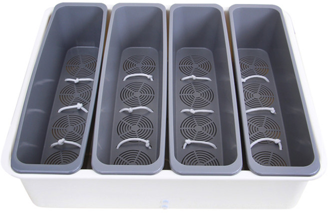 제이라이프 스플릿 자동급수 화분, 화이트