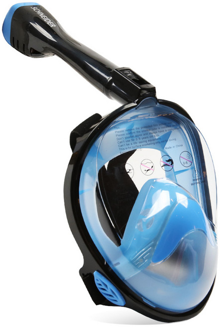 슈나이더 풀페이스 액션캠형 스노클 잠수경, 블랙(SN1-TC14K)