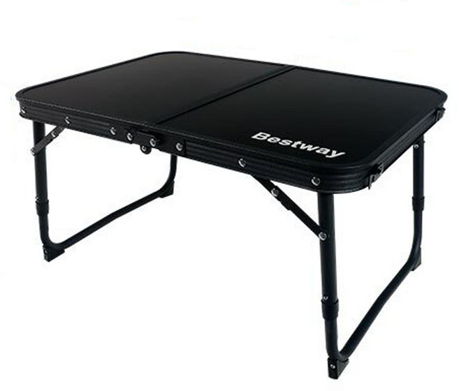 베스트웨이 고급 접이식 캠핑 테이블 BB6040, 올블랙