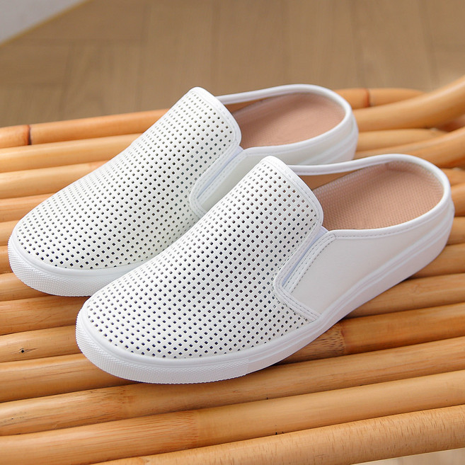 PUBLIC GARDEN Holly Banana 男士方形沖孔穆勒鞋 P43XI2