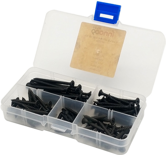 이노공구 석고보드용 외날나사 흑색 5종 세트 1039, 1세트