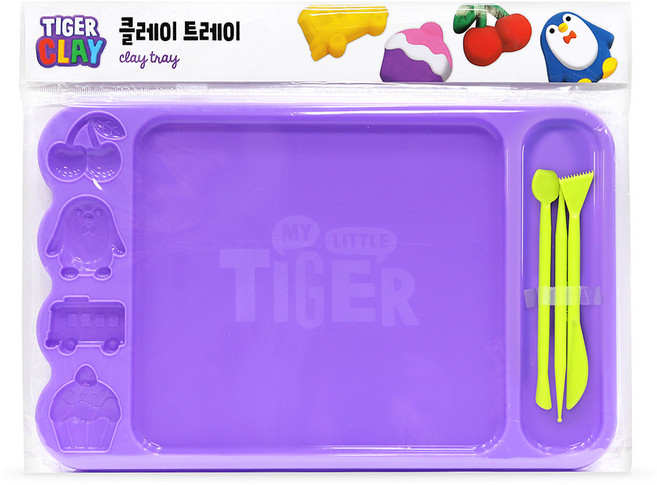 마이리틀타이거 클레이 트레이, 혼합색상, 1개