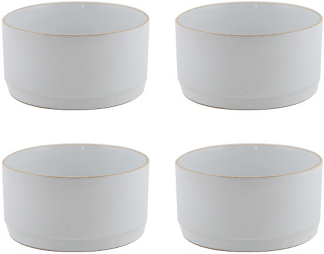 에라토 국산 옳음 샐러드볼, 화이트, 4개