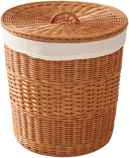 조은세상 나디아 라탄 바구니 소, 내추럴, 1개