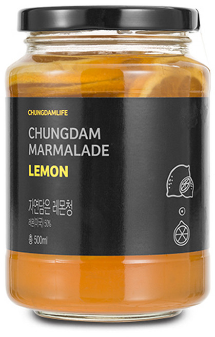 청담라이프 프리미엄 수제 레몬청, 500ml, 1개, 1개입