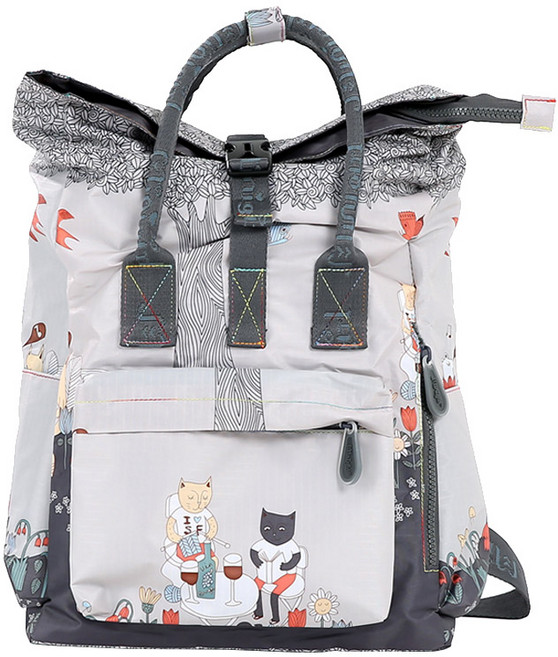 미니걸 고양이 사각백팩 CG20175 토트 보조가방 그레이