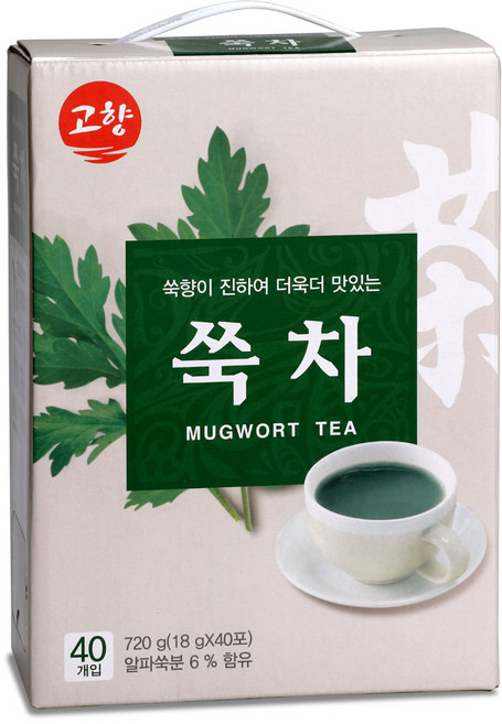 고향 쑥차, 18g, 40개입, 1개