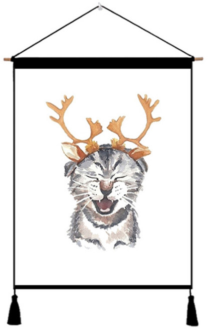 콩 케이리빙홈 동물 일러스트 패브릭 액자, 2