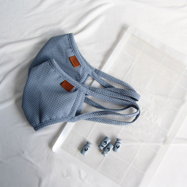 예루예나 아동 3중 메쉬 3D마스크 2p + 클립 4p + 파우치