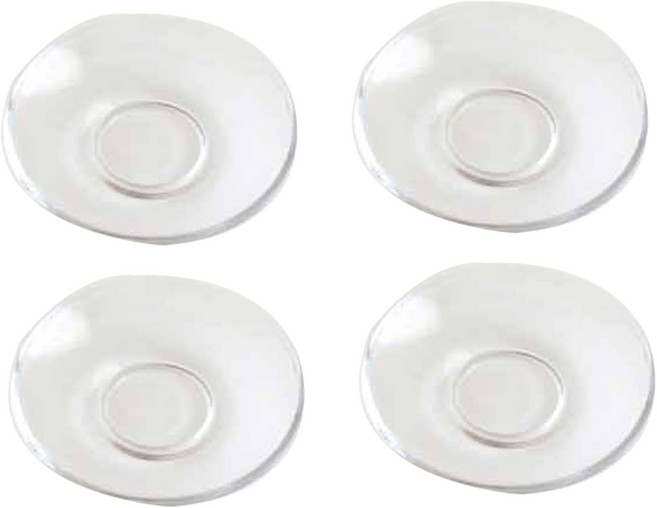 클린 유리 컵받침 4p