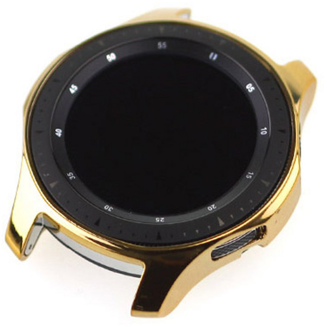 갤럭시 기어 S3 프론티어 호환 슬림핏 실리콘 투명 케이스 WGW004, 골드, 1개