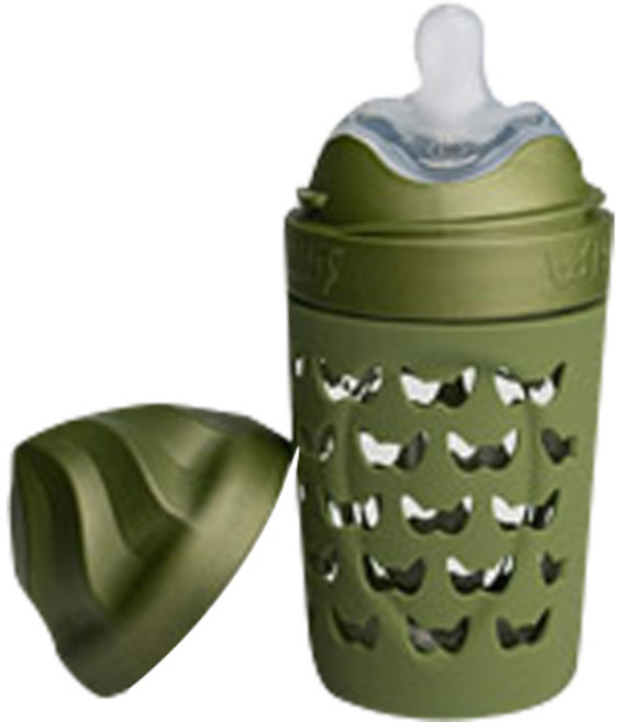 히어로빌리티 에코 베이비 보틀 220ml, 0개월 이상, 포레스트그린, 1개