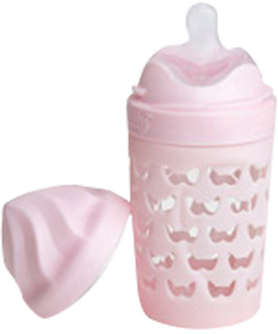 히어로빌리티 에코 베이비 보틀 220ml, 0개월 이상, 핑크, 1개