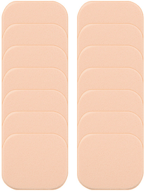 다크니스 사각 NBR 퍼프, 혼합색상, 14개