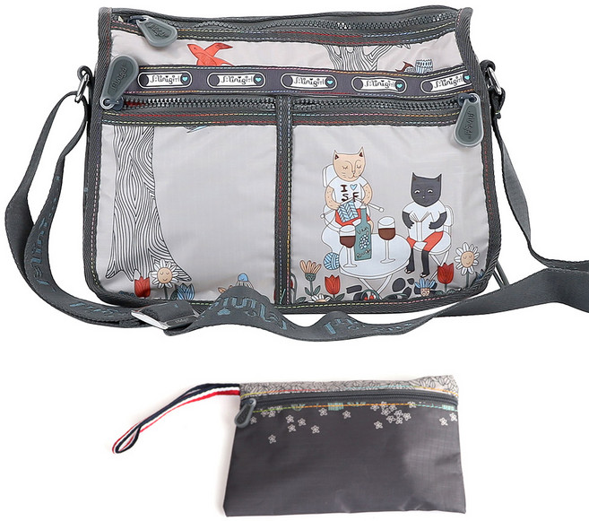 미니걸 고양이 투포켓크로스 대 + 파우치CG191 숄더