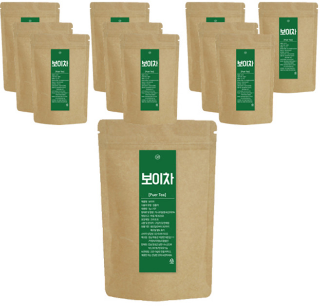 보이차 티백, 1g, 10개입, 11개