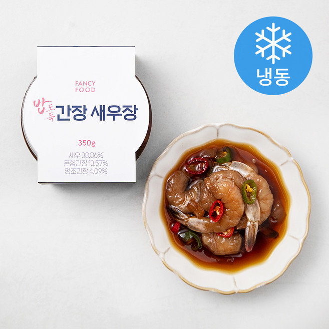 팬시푸드 순살간장새우장 (냉동), 350g, 1개