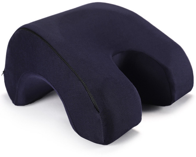콩 K Items 원컬러 메모리폼 낮잠베개, 네이비
