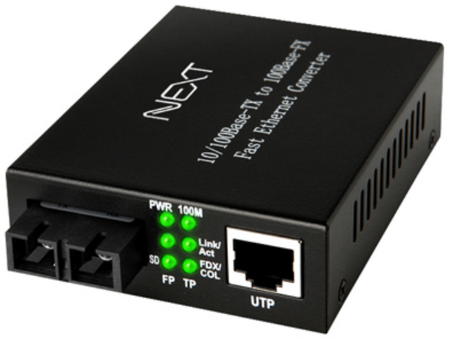 넥스트유 10/100Mbps SC타입 광미디어 컨버터, NEXT-200FSCS
