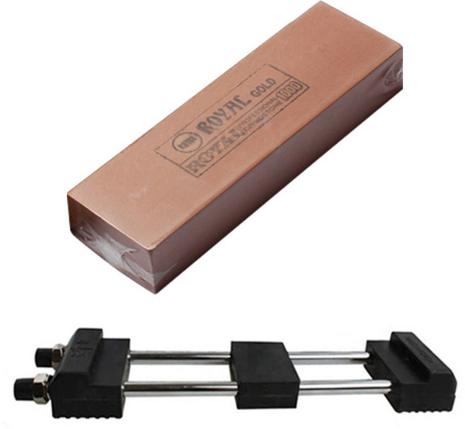 로얄 숫돌 1000방 + 고무받침대, 1세트