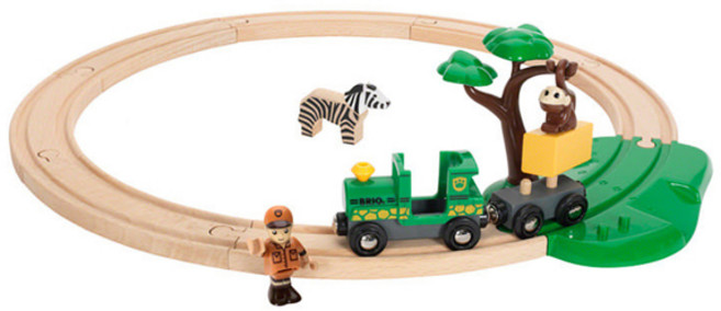 브리오 사파리 기차 세트 33720, 혼합색상, A