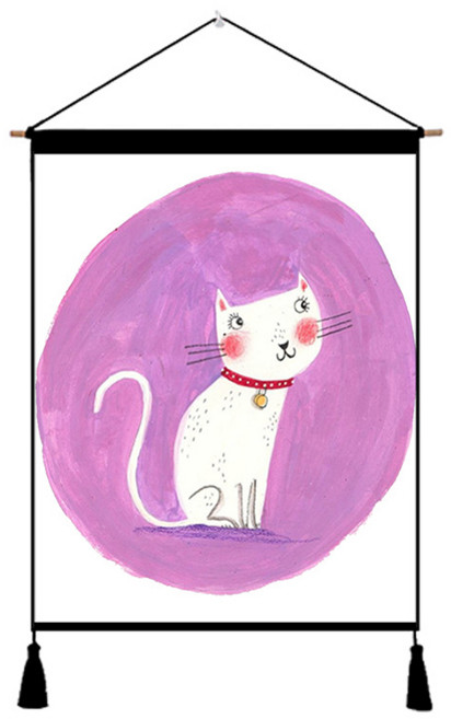 콩 케이리빙홈 애니멀 드로잉 패브릭 액자, 5