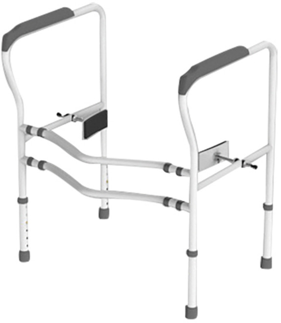 페누스 변기 안전 손잡이, 1개, 회색