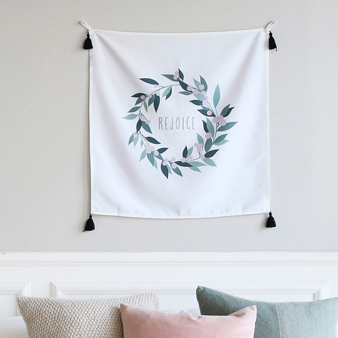 베베데코 조이 DTP 타슬형 바란스 가리개 커튼