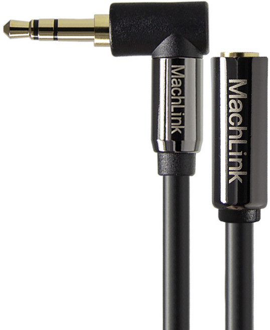 마하링크 3극 스테레오 AUX 꺾임 연장 고급형 오디오 케이블, ML-3EH100 (10m), 혼합색상, 1개