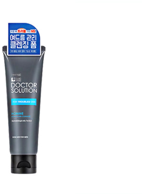 케어존 옴므 아크네 폼 클렌저, 130ml, 1개