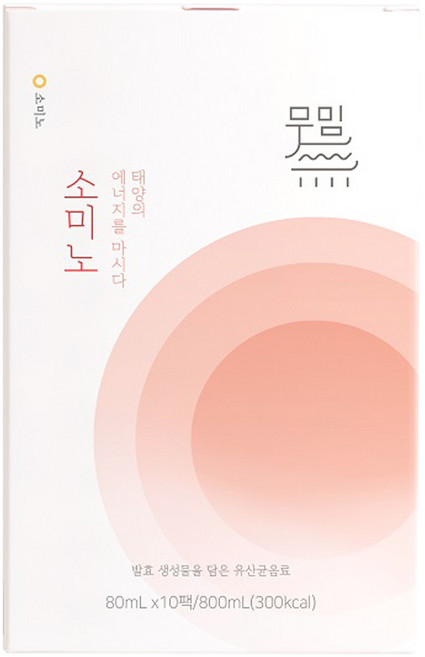 무밈 소미노 음료, 80ml, 10개