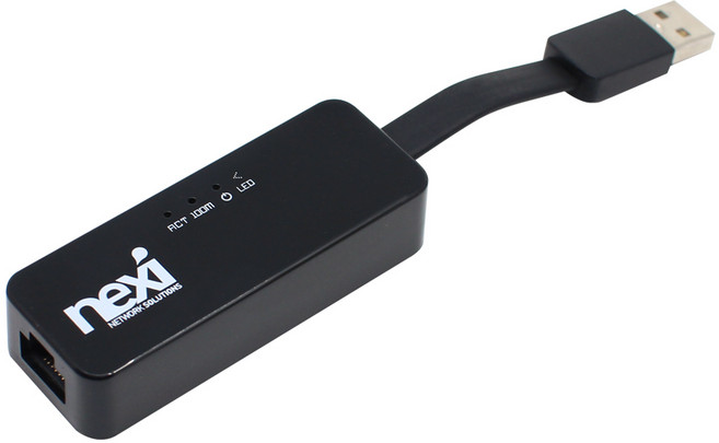 넥시 USB2.0 랜카드 데스크탑용, NX-FU20L, 1개
