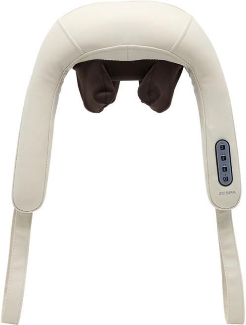 제스파 무선형 아이니쥬 어깨 안마기, ZP2440, 크림화이트