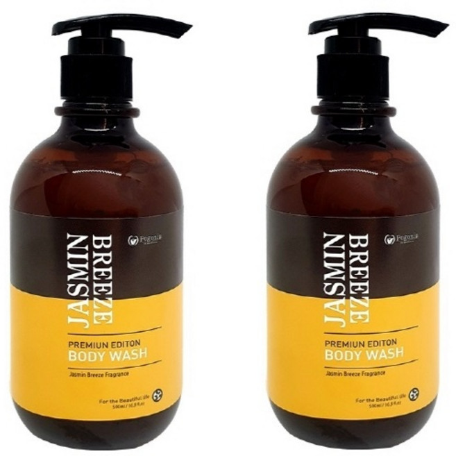 포고니아 모링가 네이티브 바디워시 자스민 브리즈, 500ml, 2개